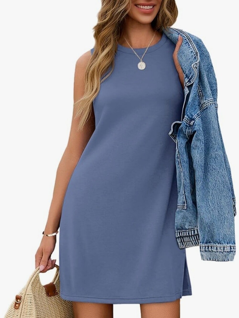 Sampeel Dress Periwinkle Blue Sleeveless
